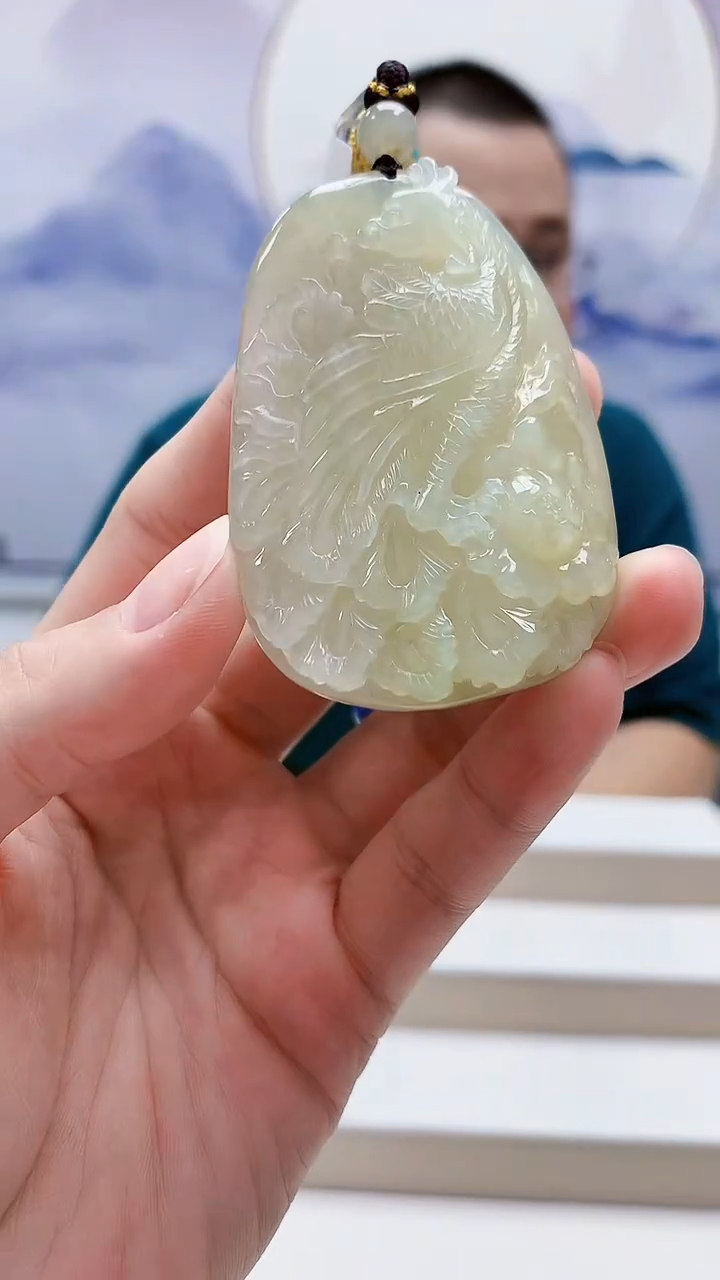 未镶嵌定制翡翠5167lr-毛货挂件76