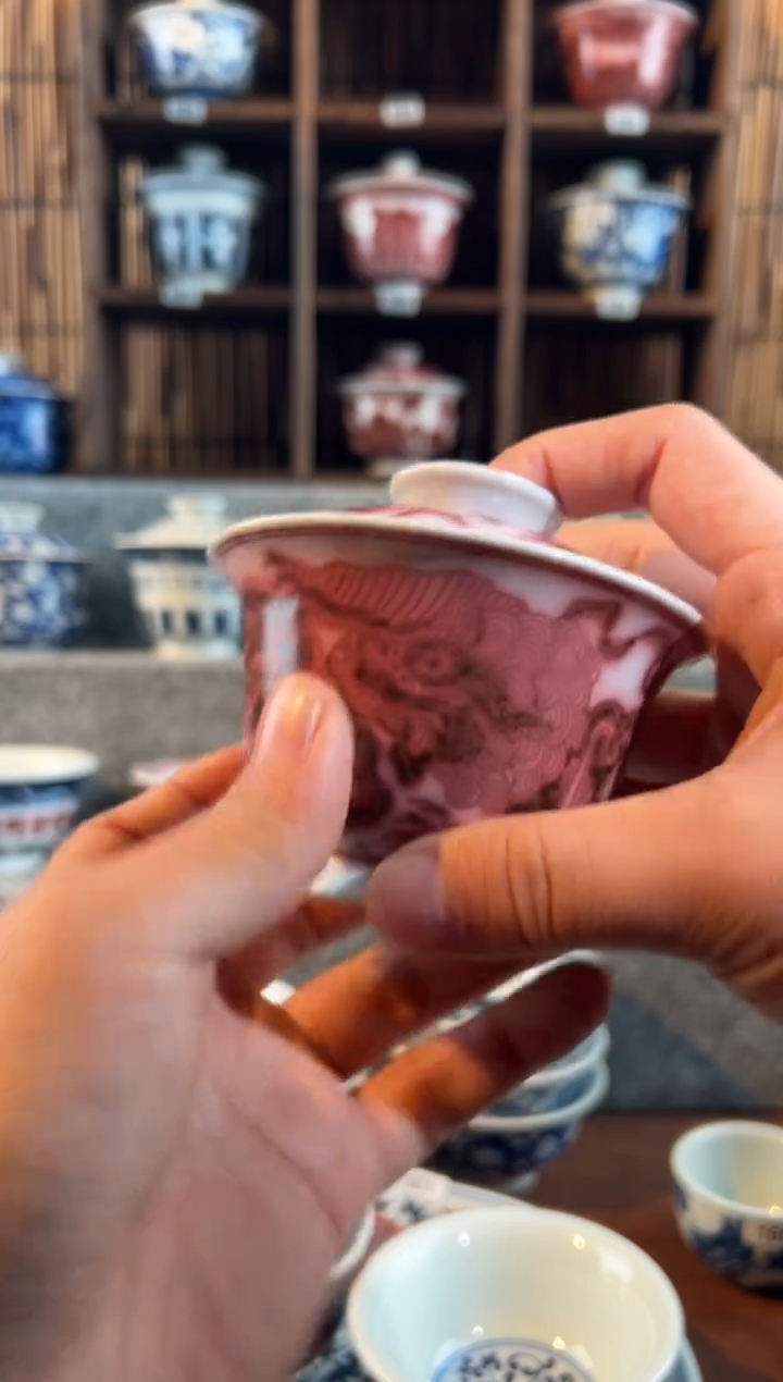 【闪购商品】425天禄言瓷手绘茶具