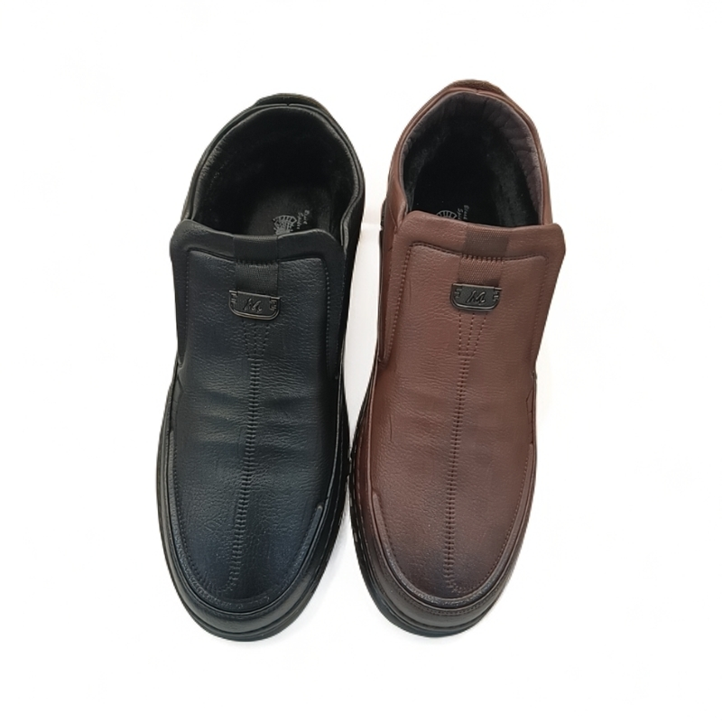 休闲皮鞋商务风懒人鞋中帮棉鞋平跟低跟休闲风中跟70283