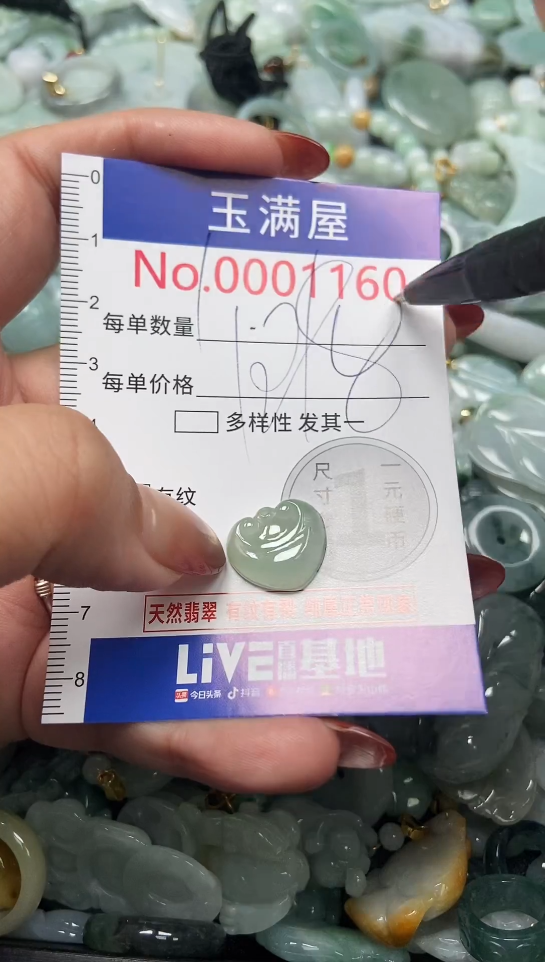 颈饰未镶嵌翡翠1160