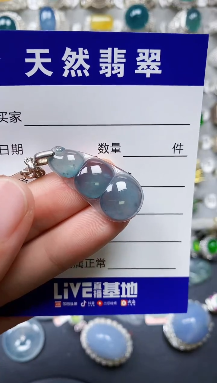 【闪购商品】翡翠颈饰银S925镶嵌0196