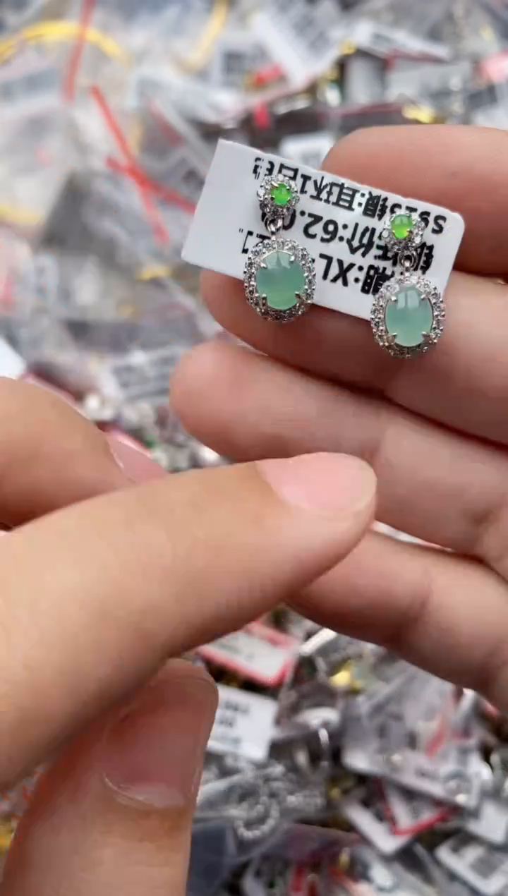 【闪购商品】翡翠戒指银S925镶嵌333333---1