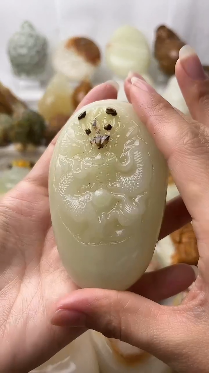 石材古青石棉纹正常不退换龙护主