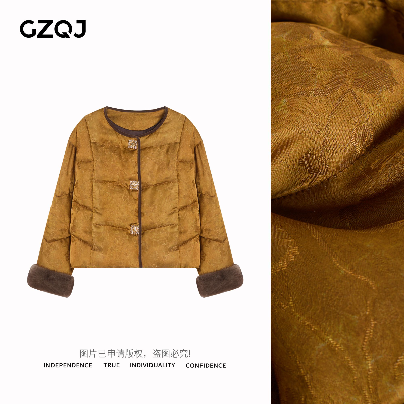 纯色拼接泡泡袖宽松型时尚上衣厚款设计师宽松9505