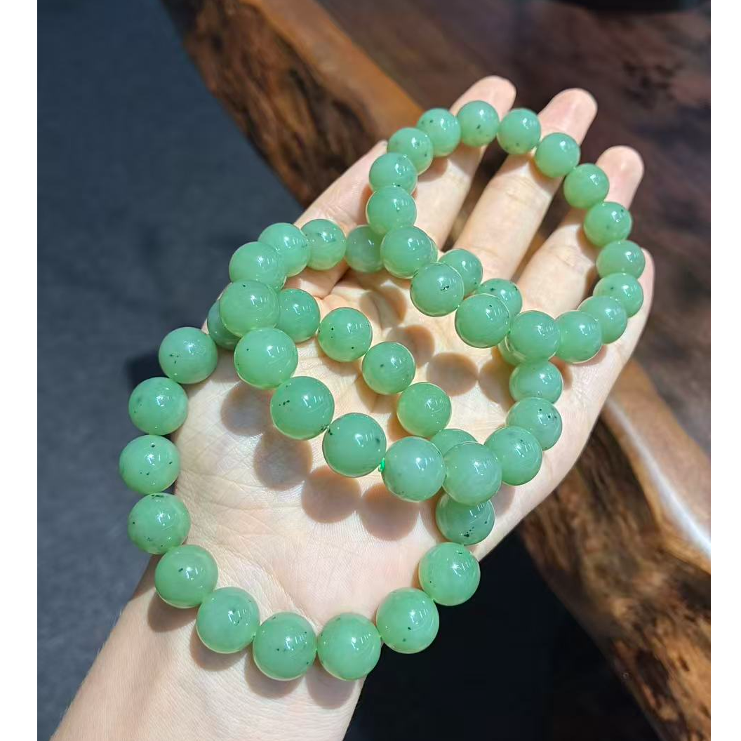 “苍瑶”和田玉乌兰海手串 4185 多样性发一件