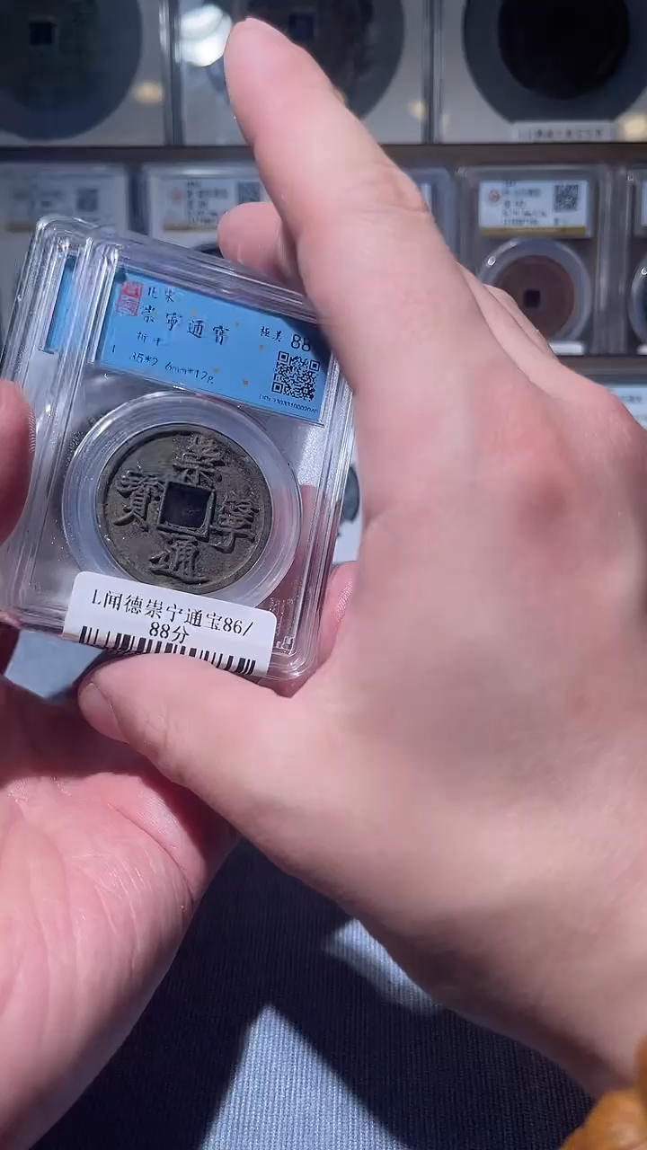 铜L062L闻德崇宁通宝88分