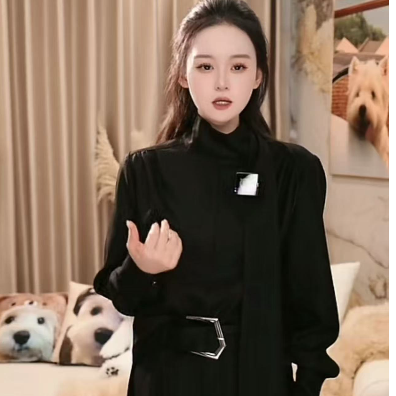 【彤姐原创】冬季显瘦时尚轻奢气质休闲小众独立套装W25D938-HEI