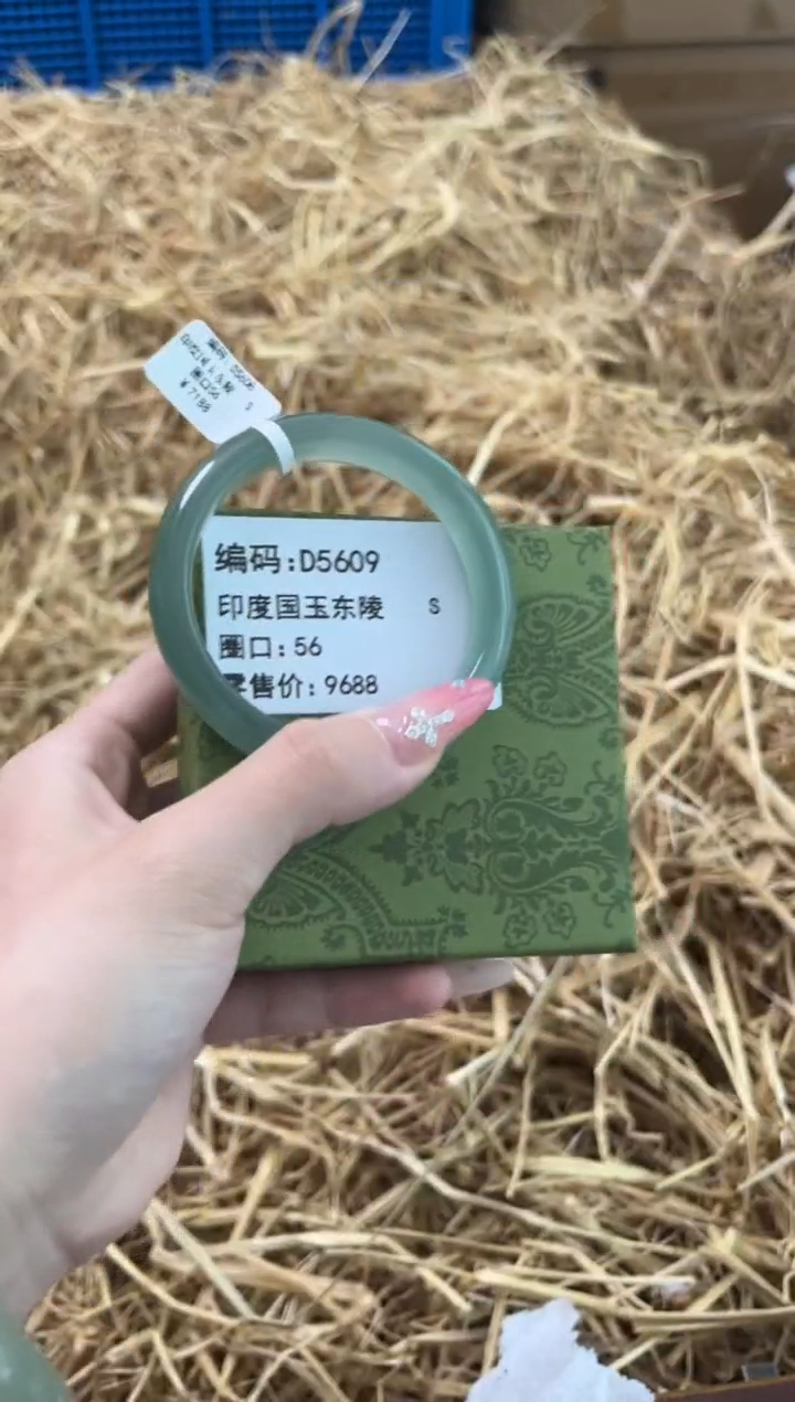 未镶嵌手镯石英质玉D5609