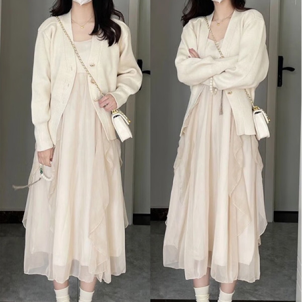 【苏苏扣号链接】韩剧女主穿搭系列甜美时尚连衣裙气质