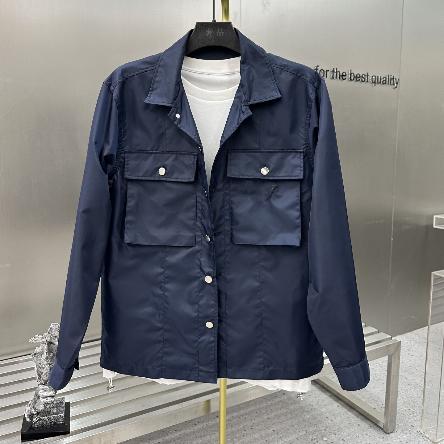 男士春秋双口袋外套