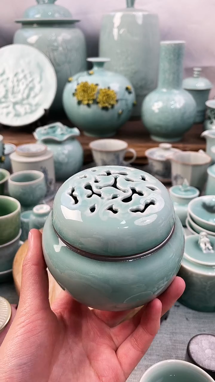 【闪购商品】特价 微瑕 慧仙青瓷