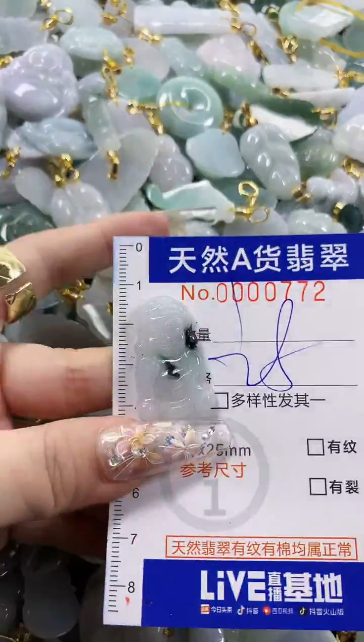 颈饰未镶嵌翡翠天然A货翡翠