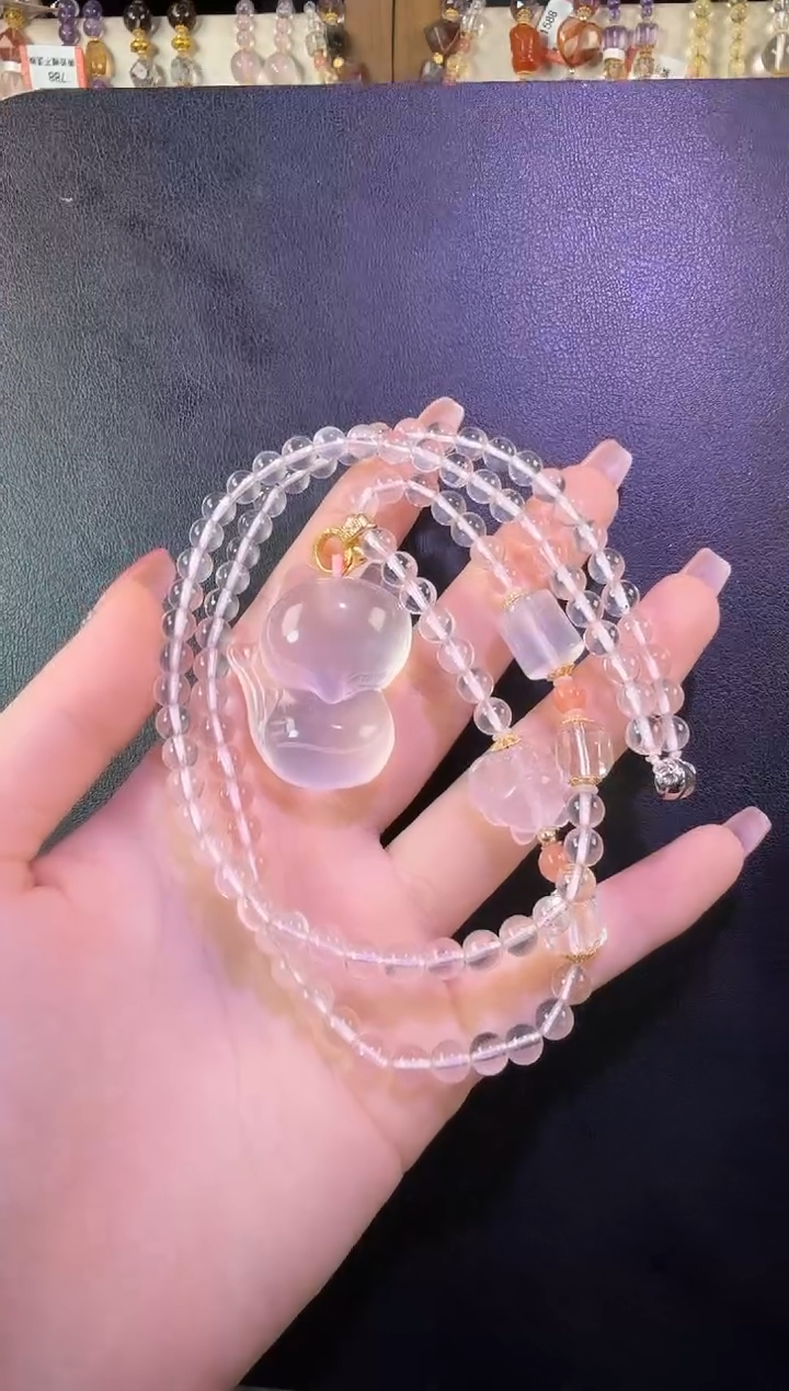【闪购商品】水晶颈饰未镶嵌粉女王