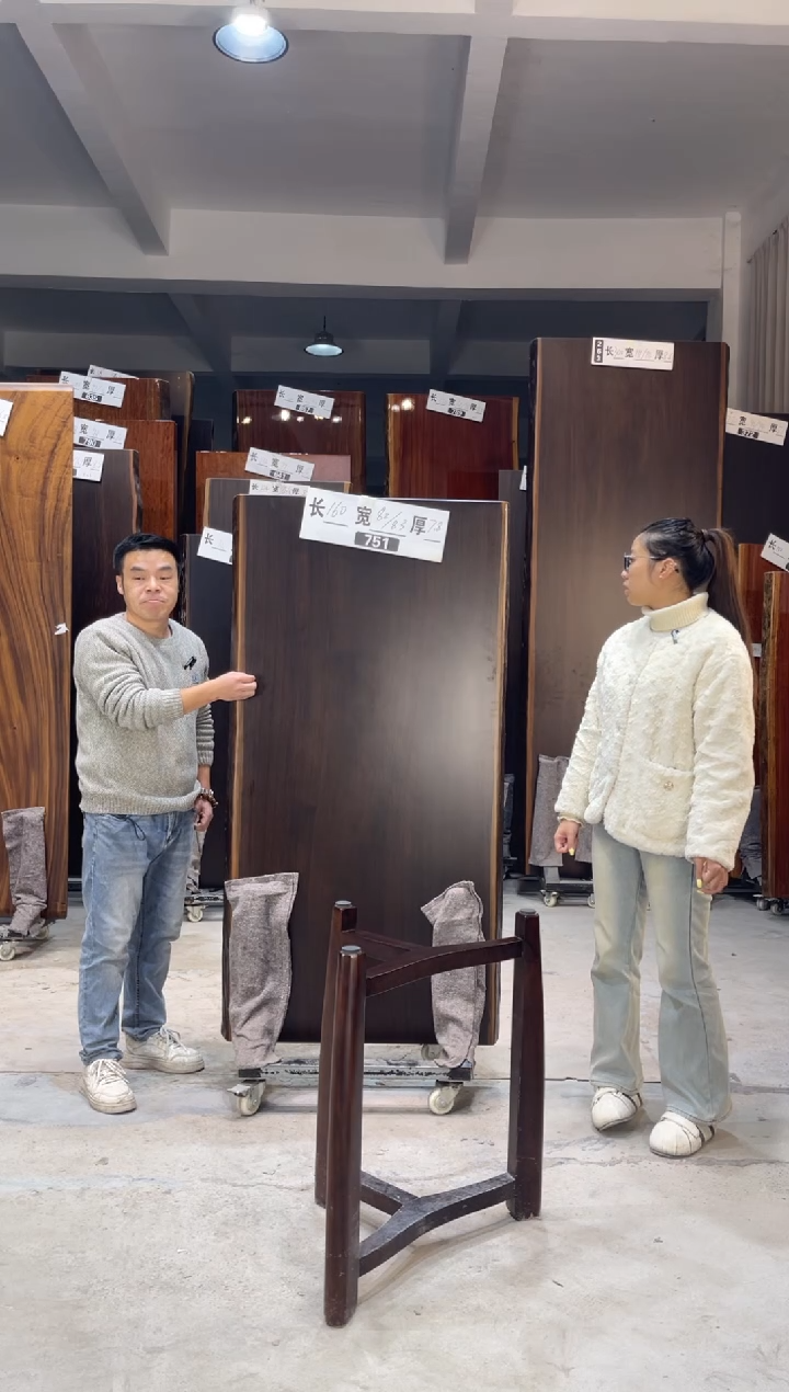 木（非红木类）751刚果黑檀160*82*83*7.8