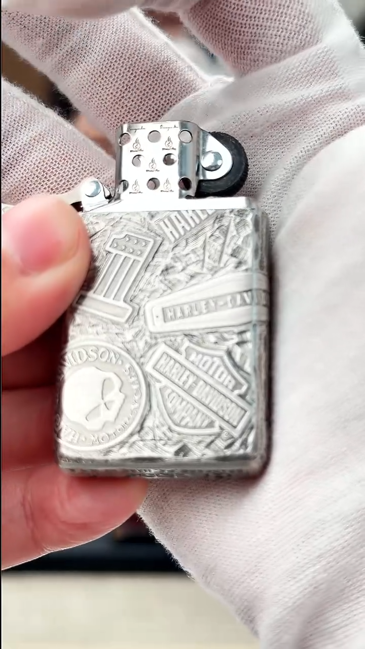 Zippo官方正品 哈雷十一章窄盔