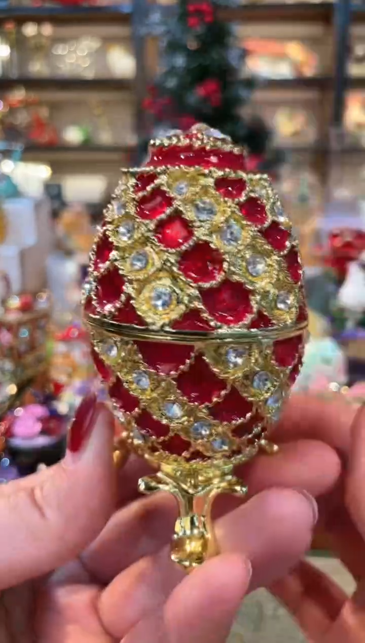 【闪购商品】珐琅彩首饰收纳盒