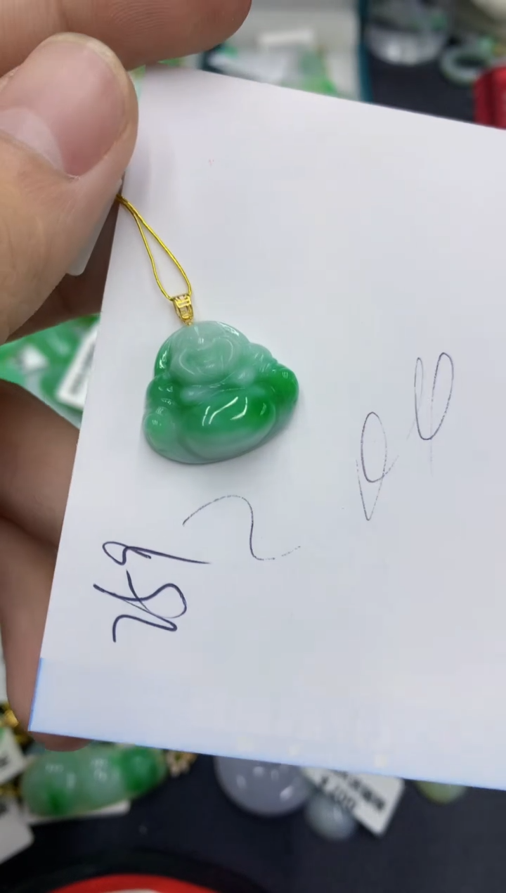 【闪购商品】翡翠颈饰18K金镶嵌号链接1111111111