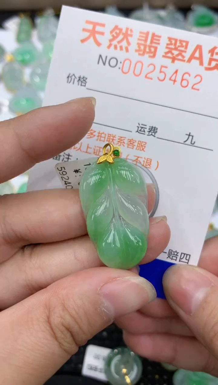 【闪购商品】翡翠颈饰18K金镶嵌111111111