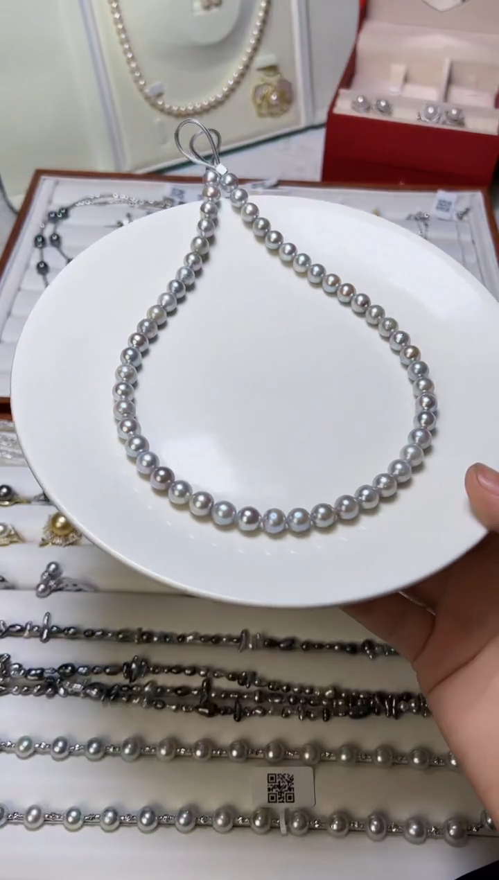 【闪购商品】海水珍珠颈饰银S925镶嵌003