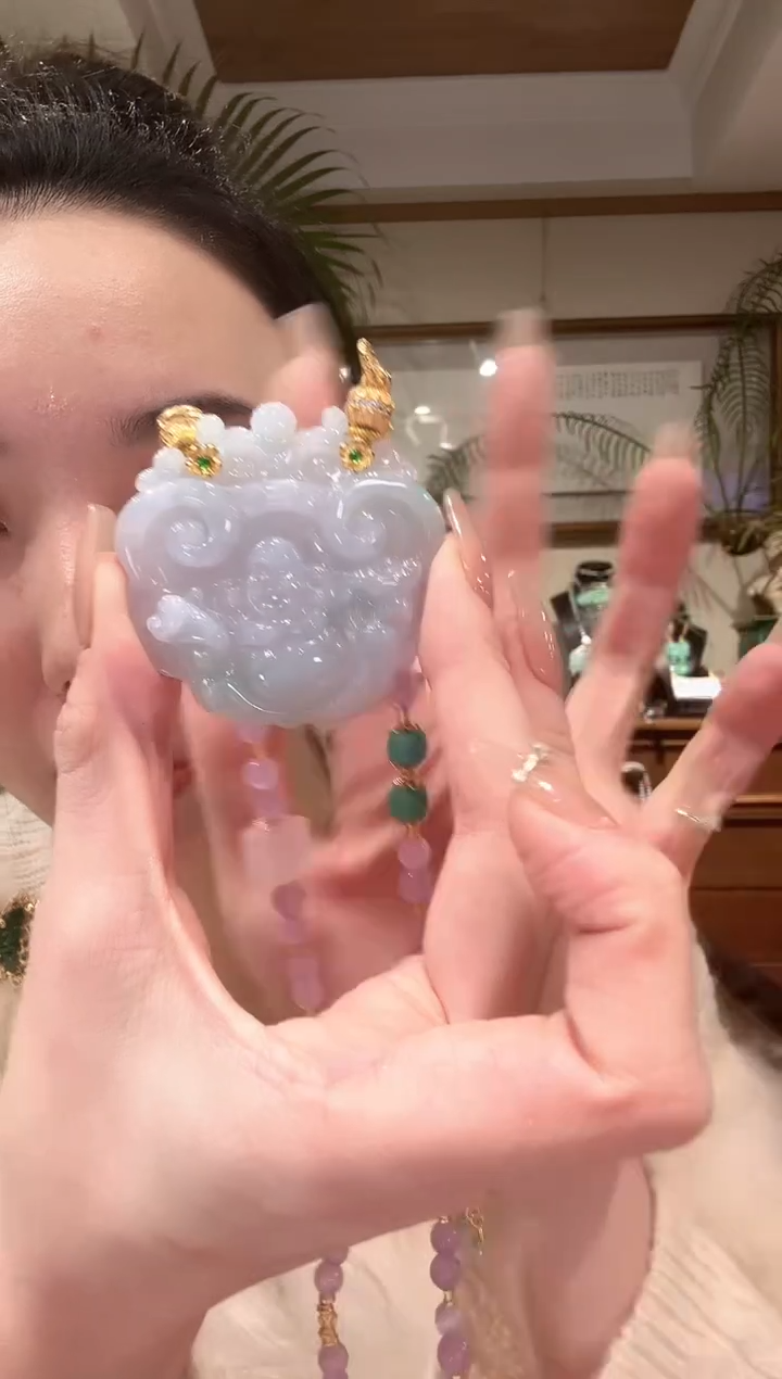 【闪购商品】翡翠颈饰未镶嵌国风