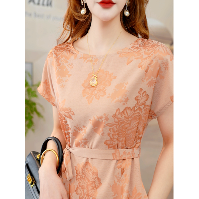 （送腰带）专柜原版正品2025夏季新款华贵优雅显白显瘦连衣裙女