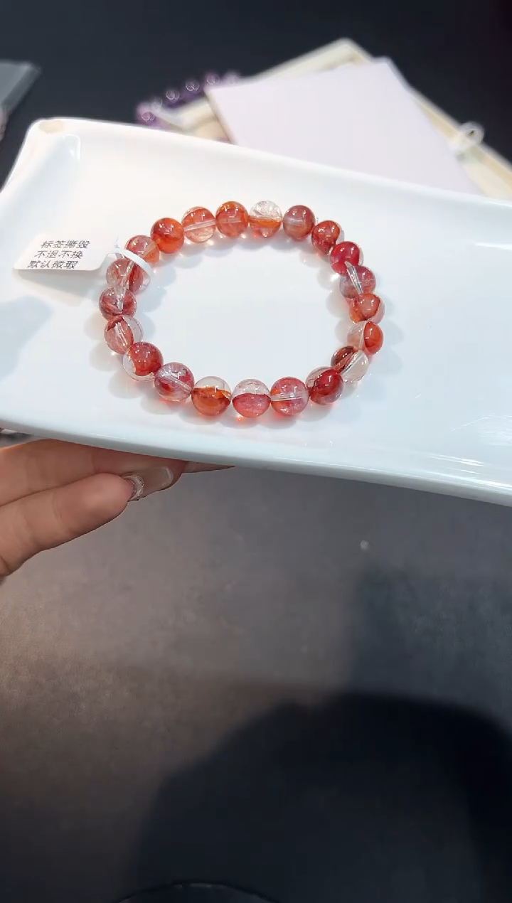 【闪购商品】水晶手串未镶嵌64A多样性发其一/1条9mm默认微瑕