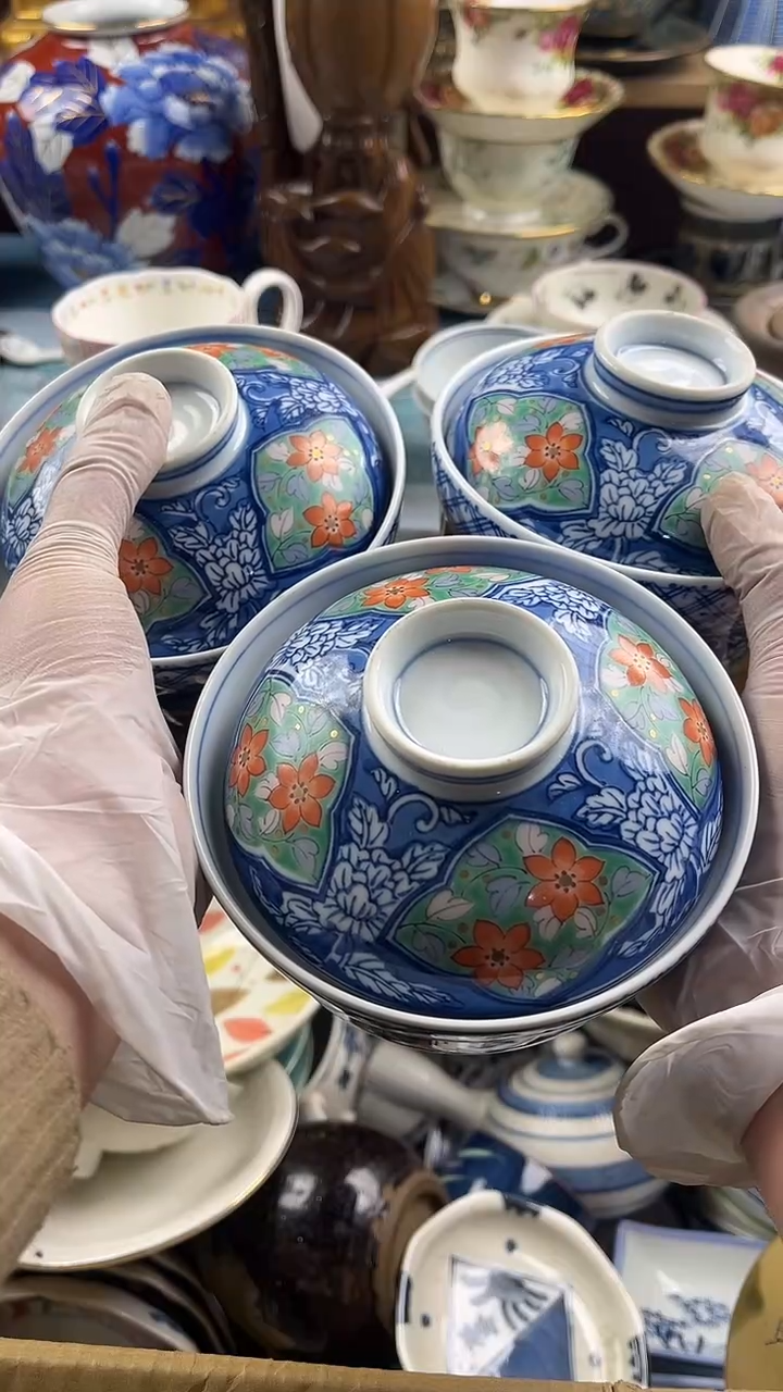 瓷片英歌瓷器满28包邮