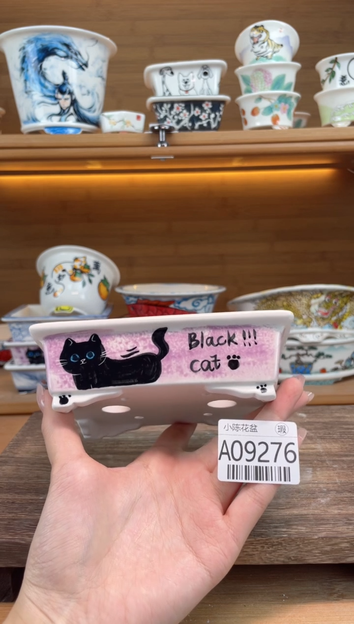 瑕【A09276】手绘11.5*8*3