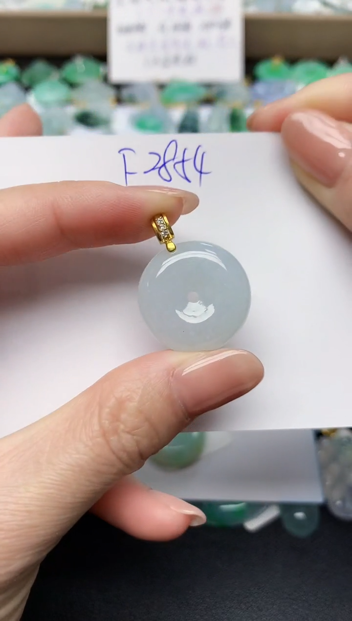 颈饰未镶嵌翡翠天然缅甸A货翡翠百元以上9元证书费自理