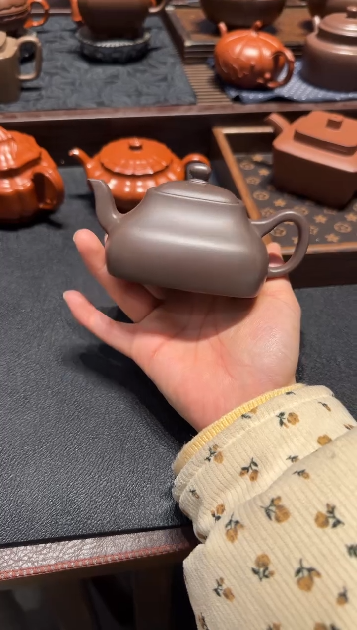 【闪购商品】紫砂茶壶风流宰相 天青