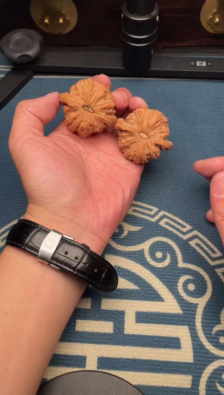 文玩核桃吊坠白狮子46