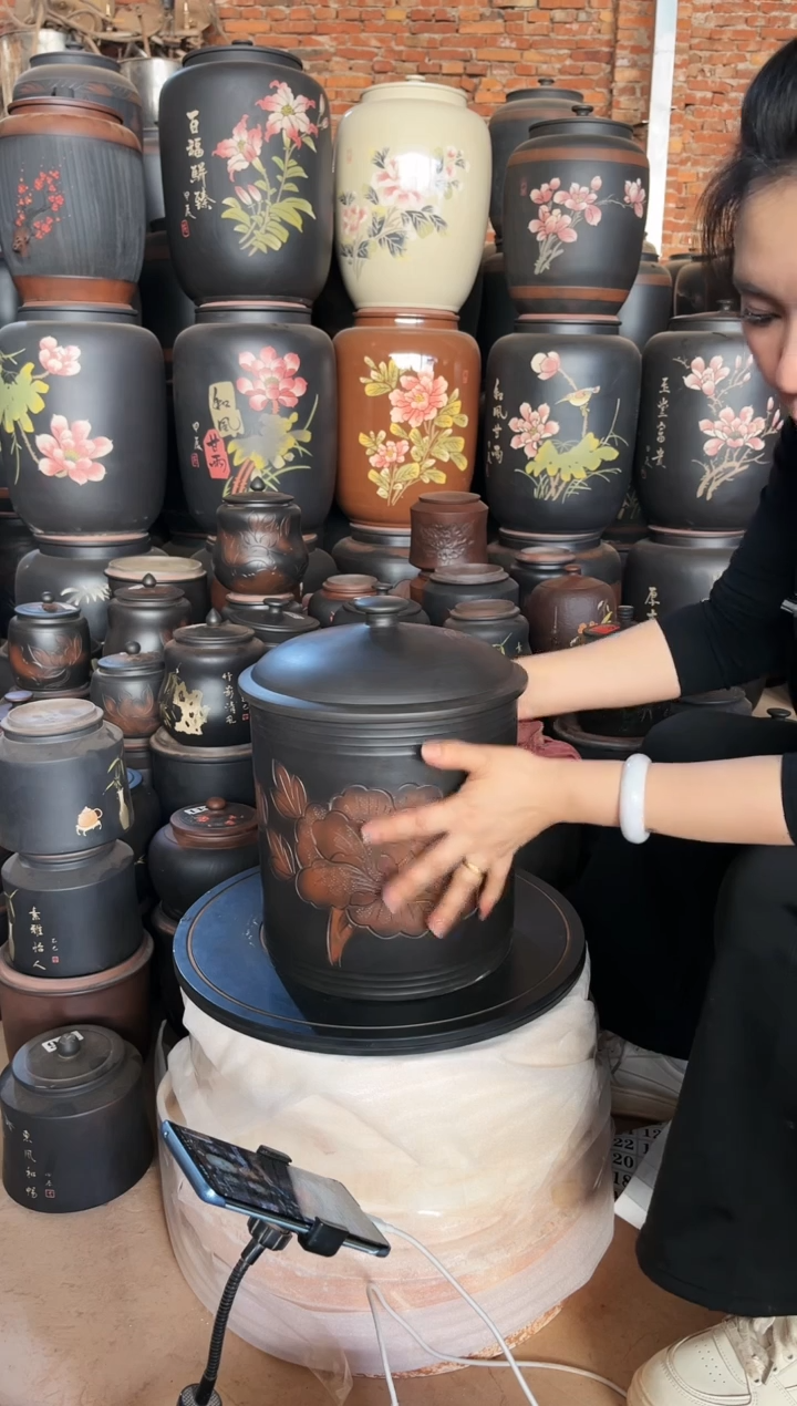 【闪购商品】壶瑕疵 七饼 牡丹花   081