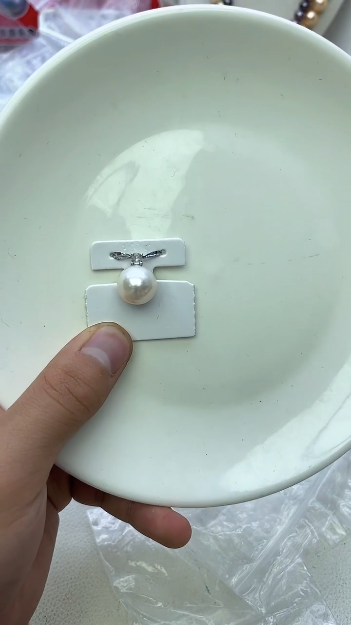 未镶嵌吊坠淡水珍珠白色系吊坠