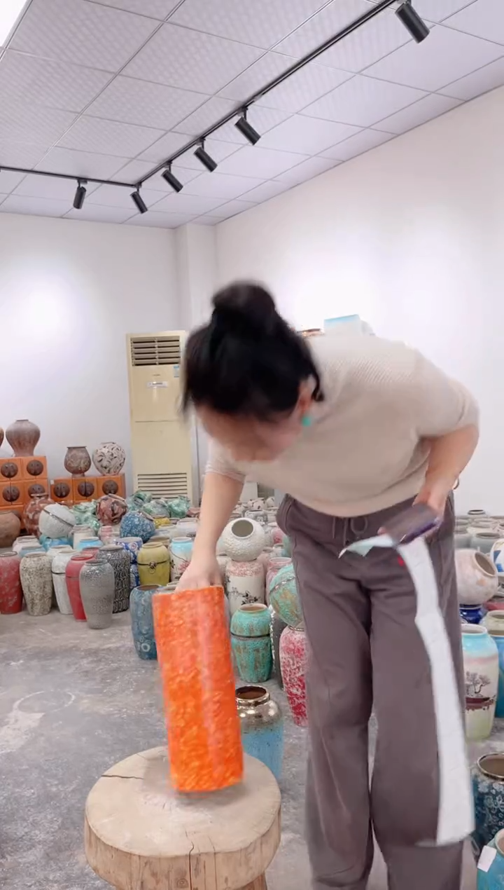 【闪购商品】瓶孤品 瑕疵陶瓷花瓶 无花zd425