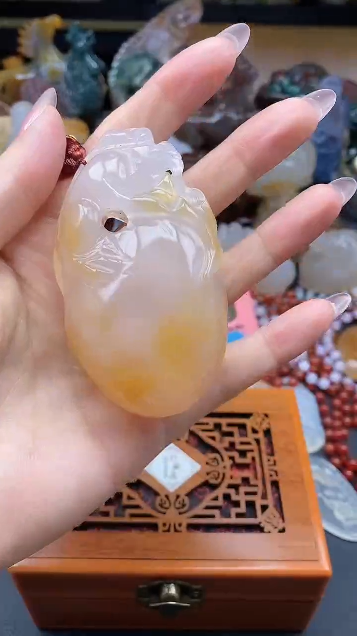 【闪购商品】玛瑙/玉髓颈饰未镶嵌dd