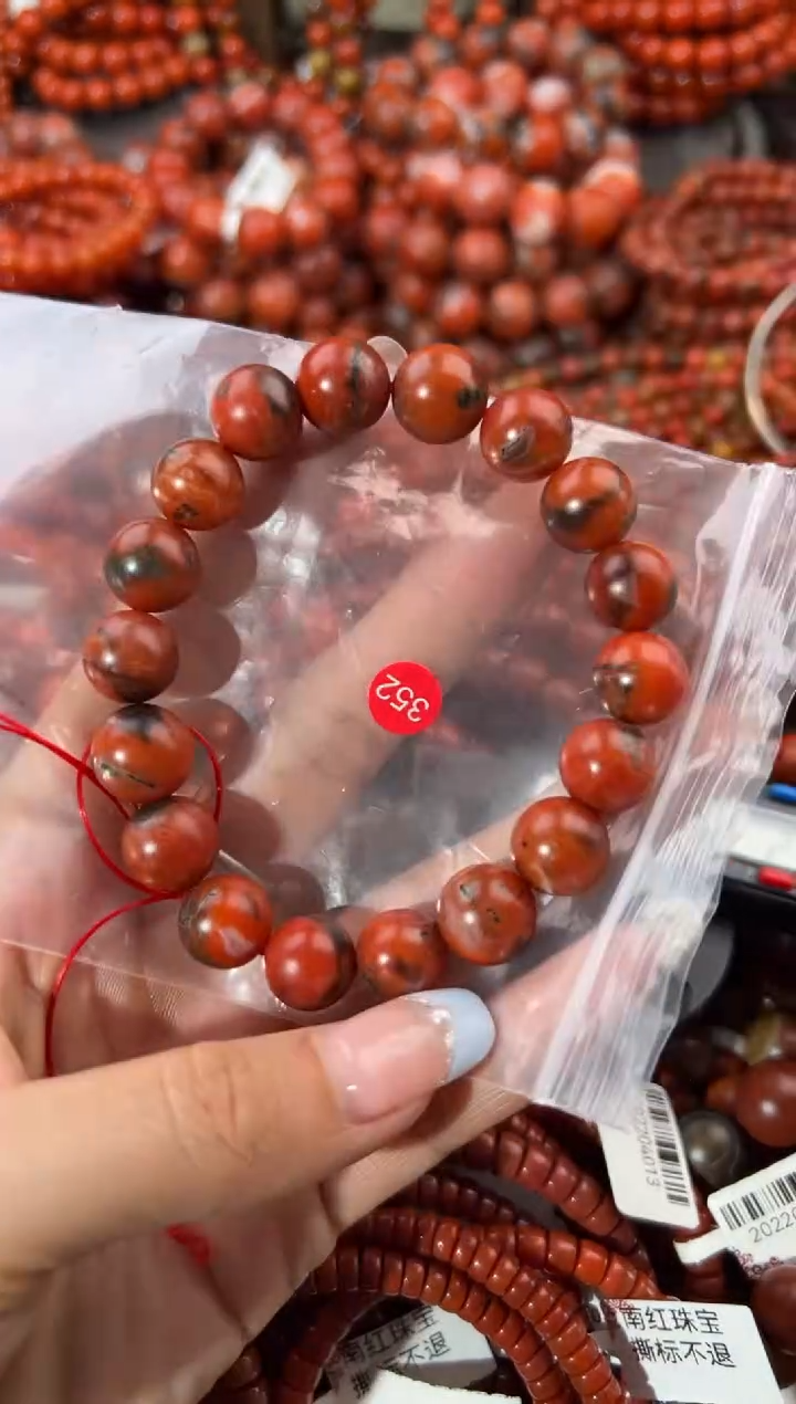 未镶嵌手串南红玛瑙12+