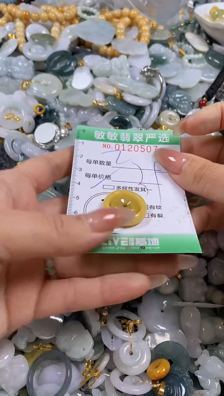 【闪购商品】翡翠颈饰未镶嵌闪购0120507多样性发其一