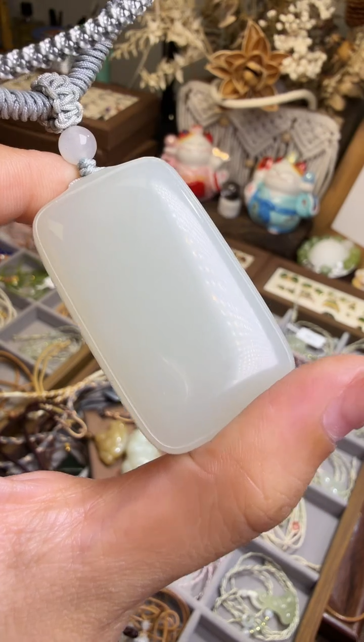 水晶摆件未镶嵌无事牌