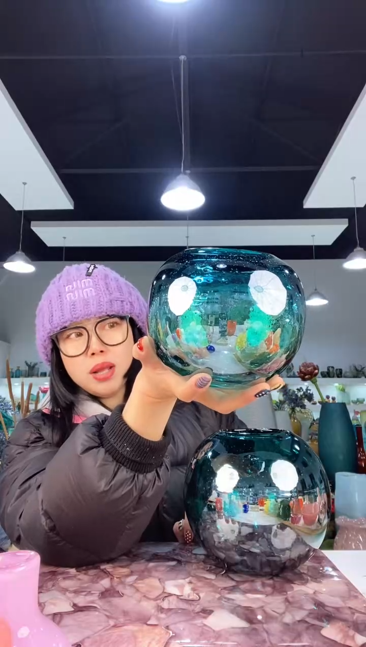 【闪购商品】琉璃慕忆家花瓶小号