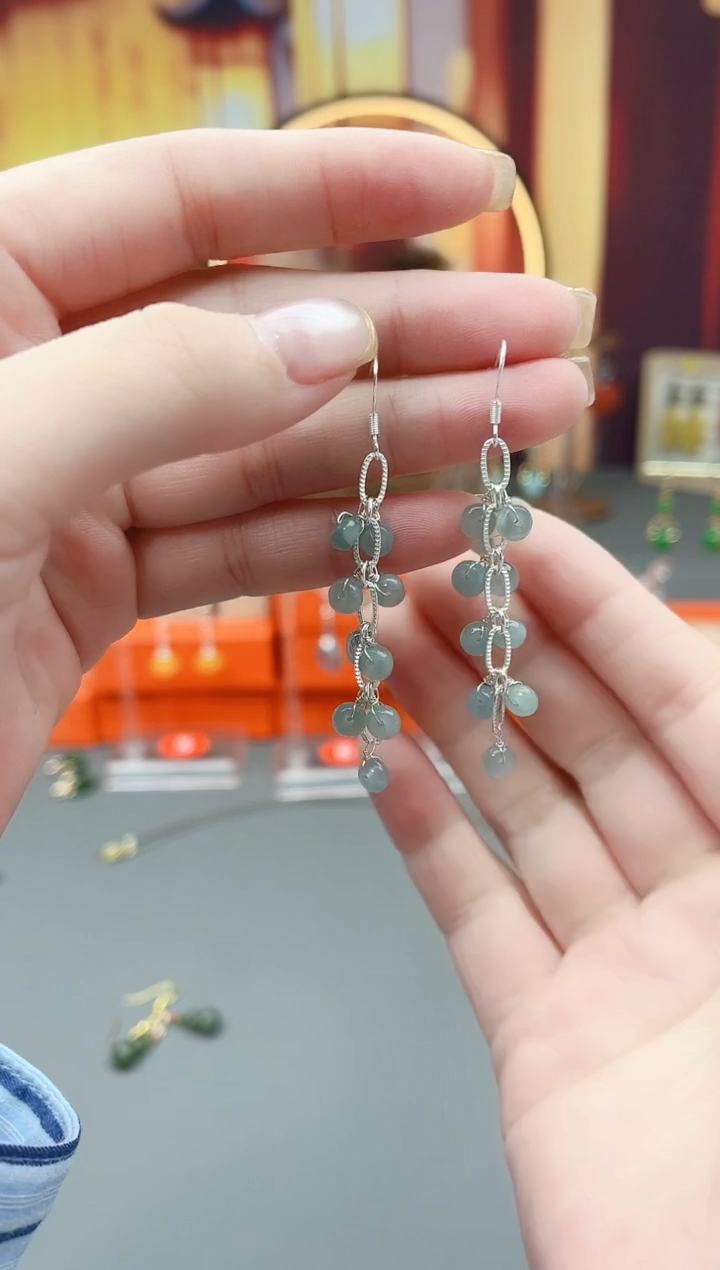 未镶嵌翡翠耳饰911