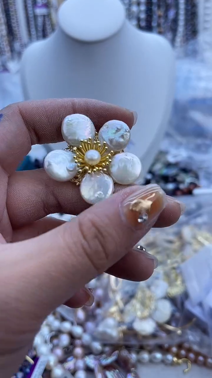 【闪购商品】淡水珍珠耳饰未镶嵌947