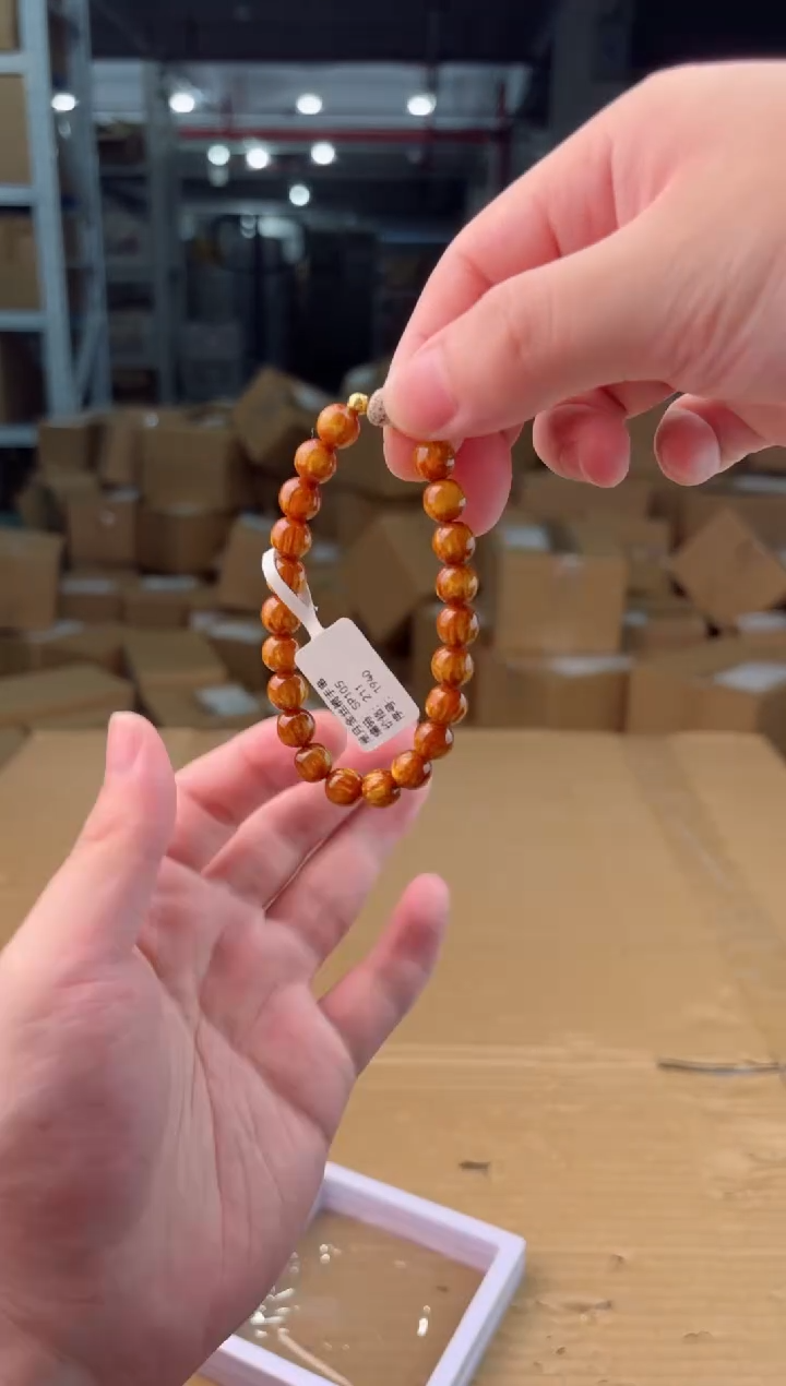 禧一文玩木作类材质手串无礼盒