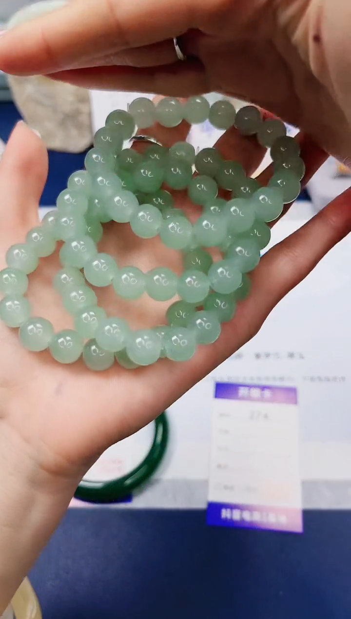 【闪购商品】石英质玉手镯未镶嵌东陵玉手串