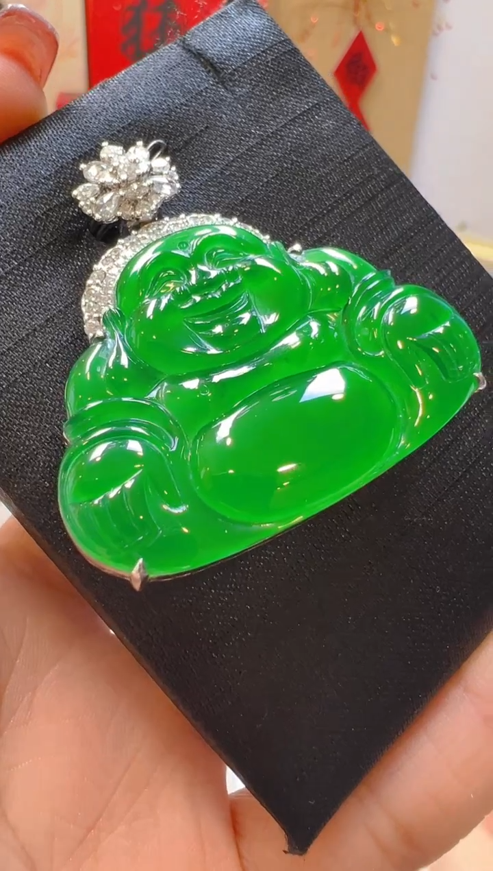 【闪购商品】翡翠吊坠(不含链)18K金镶嵌多样性团购发一件