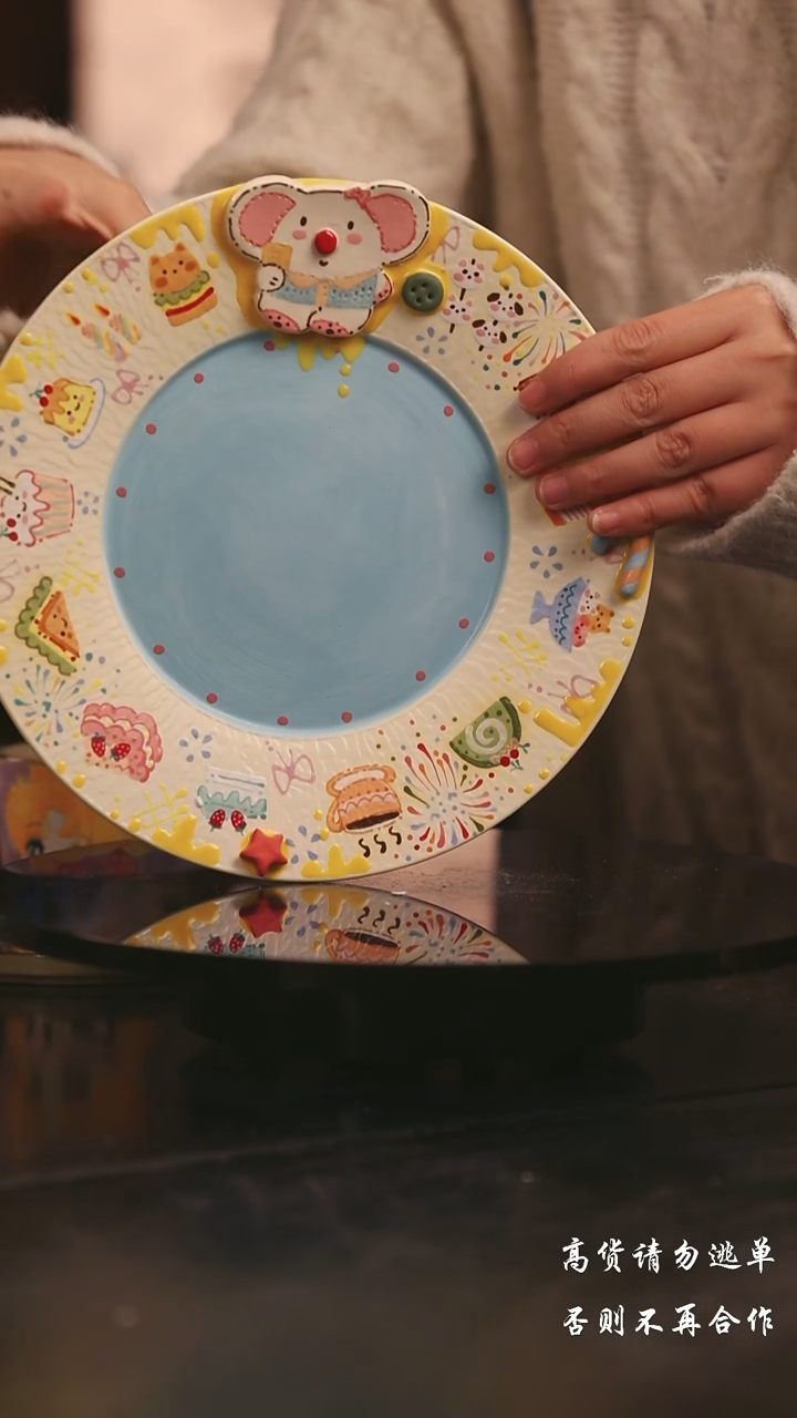 陶瓷景德镇可爱设计师款陶瓷 