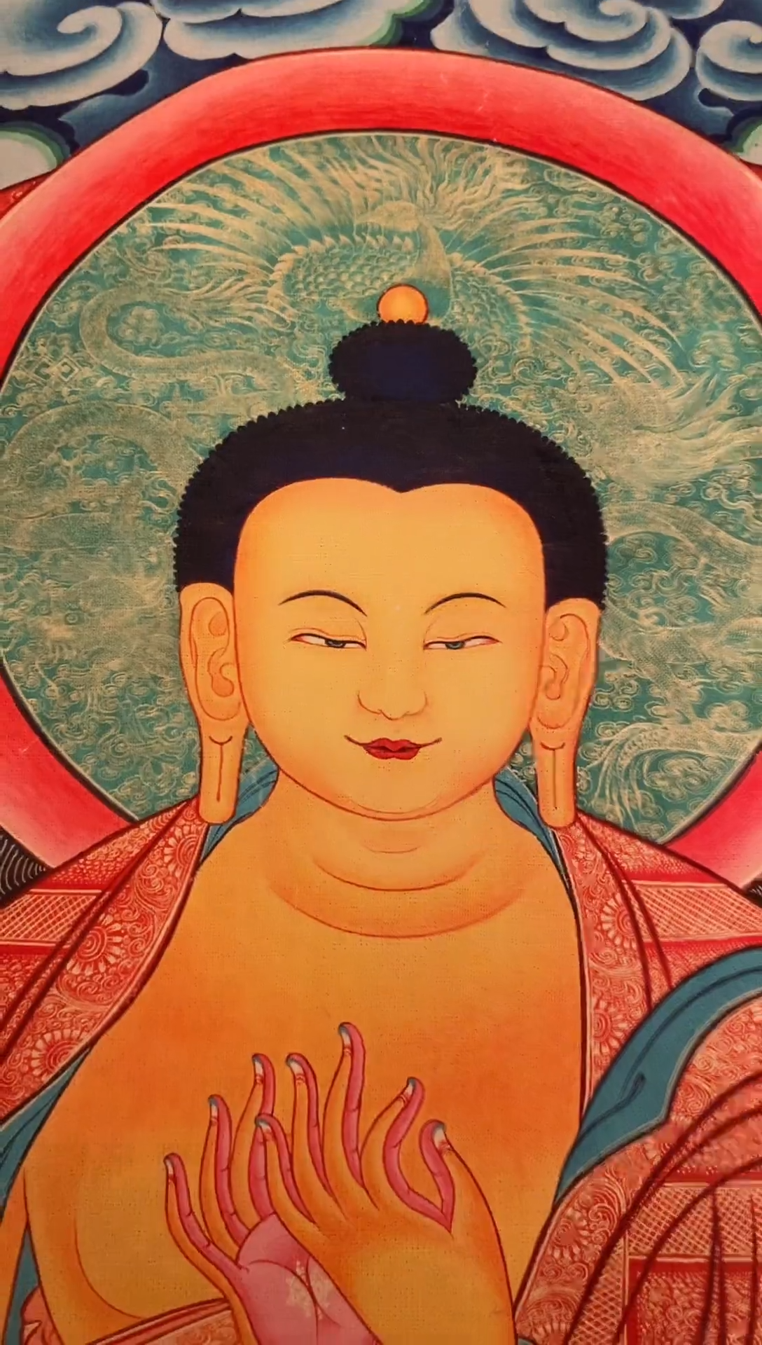 装裱画精美唐卡tk16047