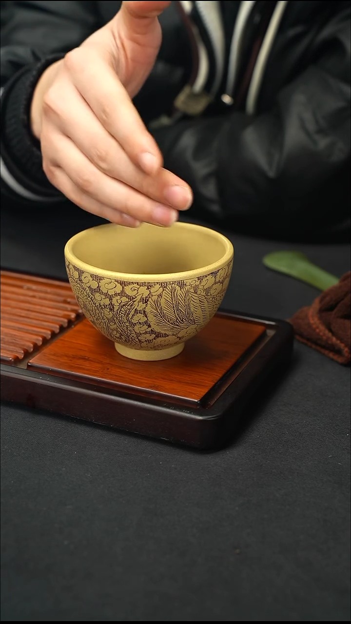 【闪购商品】紫砂茶杯徐俊龙凤杯