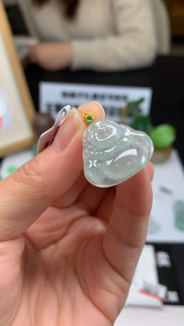 【闪购商品】定制翡翠未镶嵌吊坠-92469