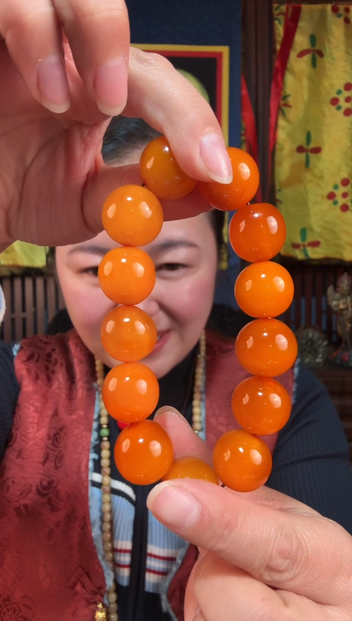 无非金属藏地黄古串