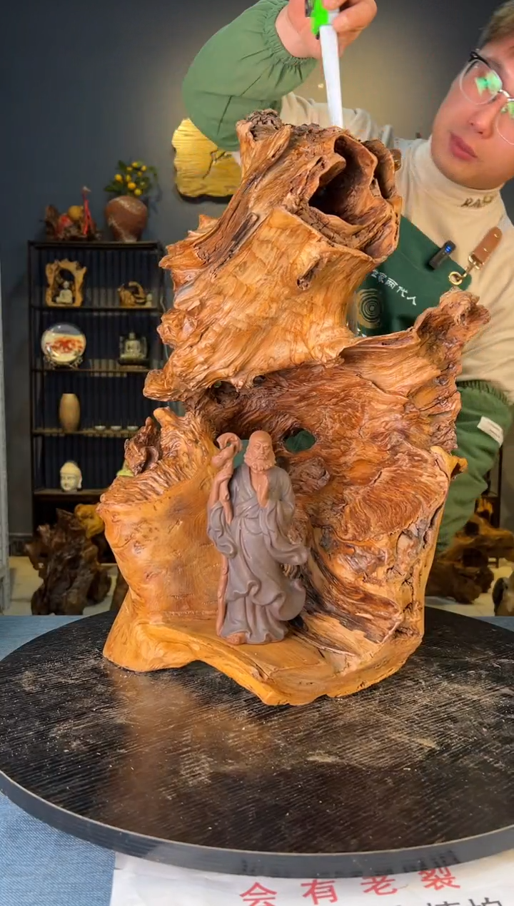 【闪购商品】木卢师傅根艺作品(不包含人物摆件）